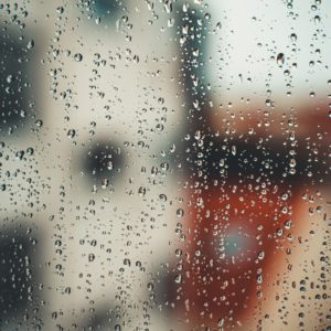 Window in the rain
